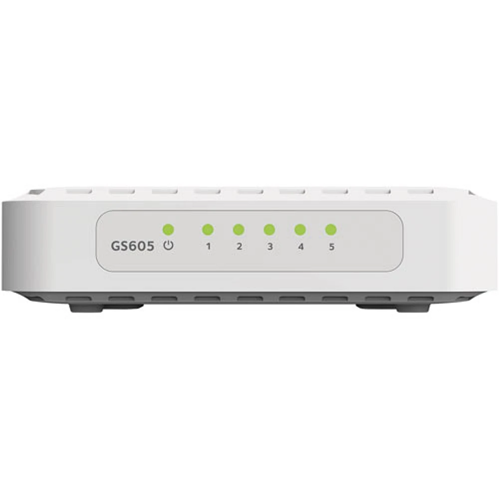 Commutateur réseau Gigabit à 5 ports de NETGEAR (GS605NA)