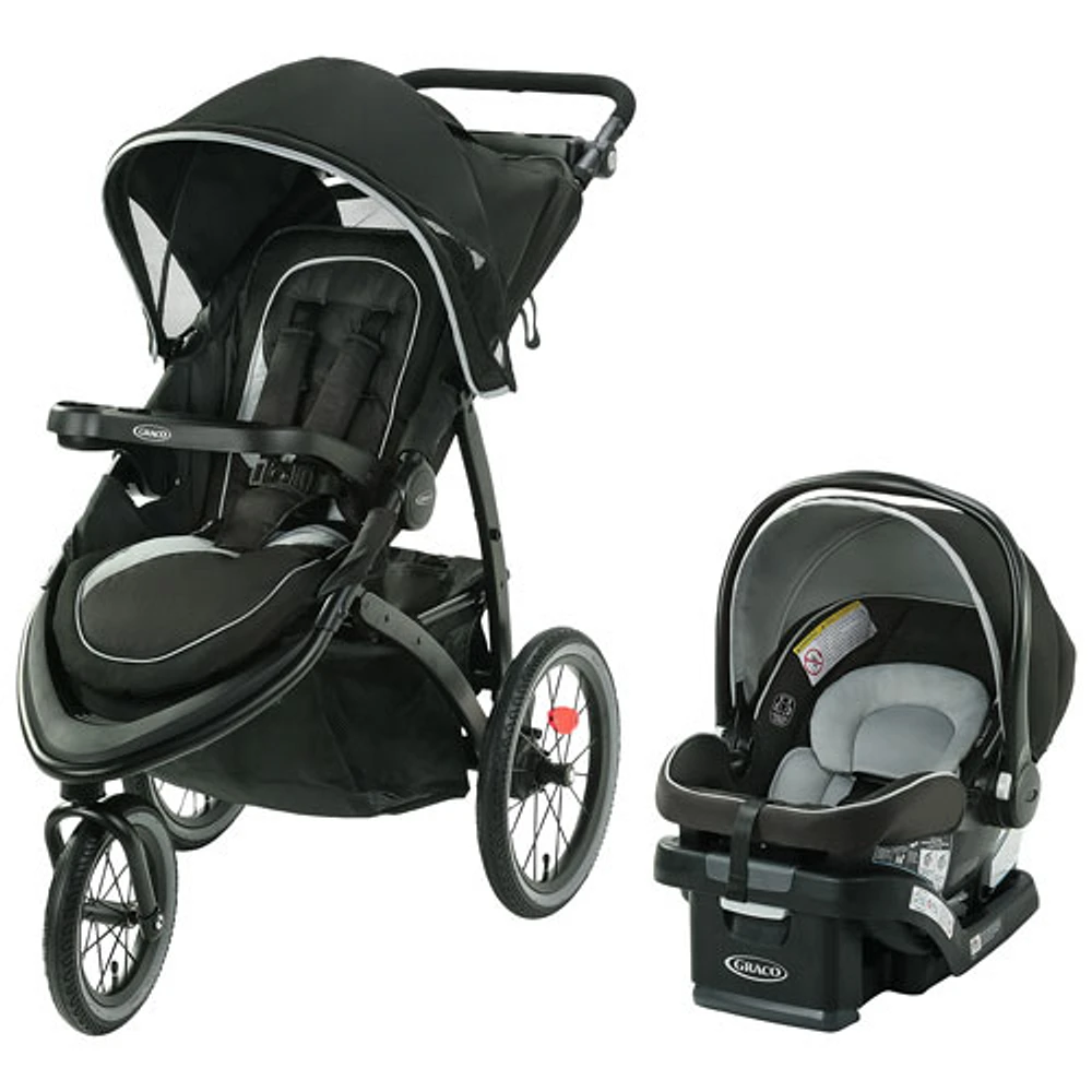 Poussette FastAction Jogger LX Graco avec siège d'auto de bébé SnugRide SnugLock 35 Lite - Mansfield