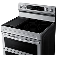 Samsung 30" 6.3 Cu. Ft. Double Oven 5-Element Freestanding Electric Range (NE63A6751SS/AC) -Stainless
