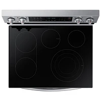 Samsung 30" 6.3 Cu. Ft. Double Oven 5-Element Freestanding Electric Range (NE63A6751SS/AC) -Stainless