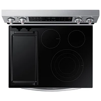 Samsung 30" 6.3 Cu. Ft. Double Oven 5-Element Freestanding Electric Range (NE63A6751SS/AC) -Stainless