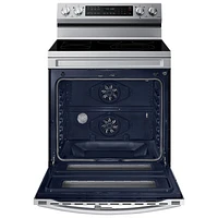 Samsung 30" 6.3 Cu. Ft. Double Oven 5-Element Freestanding Electric Range (NE63A6751SS/AC) -Stainless