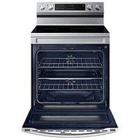 Samsung 30" 6.3 Cu. Ft. Double Oven 5-Element Freestanding Electric Range (NE63A6751SS/AC) -Stainless