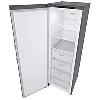 LG 24" 11.4 Cu. Ft. Frost-Free Counter-Depth Column Freezer (LROFC1104V) - Platinum Silver Steel