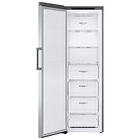 LG 24" 11.4 Cu. Ft. Frost-Free Counter-Depth Column Freezer (LROFC1104V) - Platinum Silver Steel