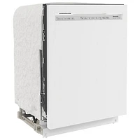 KitchenAid 24" 47dB Built-In Dishwasher with Stainless Steel Tub (KDFE104KWH) - White