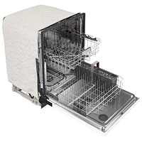 KitchenAid 24" 47dB Built-In Dishwasher with Stainless Steel Tub (KDFE104KWH) - White