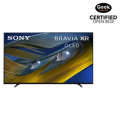 Téléviseur intelligent Google HDR DELO UHD 4K de 65 po BRAVIA XR de Sony (XR65A80J) - 2021 - Boîte ouverte