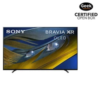 Téléviseur intelligent Google HDR DELO UHD 4K de 65 po BRAVIA XR de Sony (XR65A80J) - 2021 - Boîte ouverte