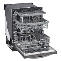 LG 24" 46dB Built-In Dishwasher with Third Rack (LDTS5552D) - Black Stainless Steel