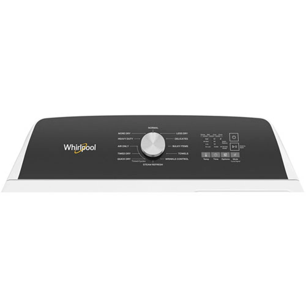 Whirlpool 7.0 Cu. Ft. Gas Steam Dryer (WGD5050LW) - White