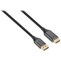 Insignia 1.83m (6 ft.) DisplayPort to 4K Ultra HD HDMI Cable - Only at Best Buy