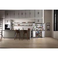 Whirlpool 36" 19.4 Cu. Ft. French Door Counter Depth Refrigerator with Ice Dispenser (WRQA59CNKZ) - Stainless Steel