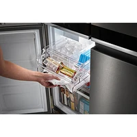 Whirlpool 36" 19.4 Cu. Ft. French Door Counter Depth Refrigerator with Ice Dispenser (WRQA59CNKZ) - Stainless Steel