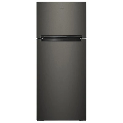 Whirlpool 28" 17.6 Cu. Ft. Top Freezer Refrigerator with LED Lighting (WRT518SZKV) - Black Stainless