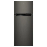 Whirlpool 28" 17.6 Cu. Ft. Top Freezer Refrigerator with LED Lighting (WRT518SZKV) - Black Stainless