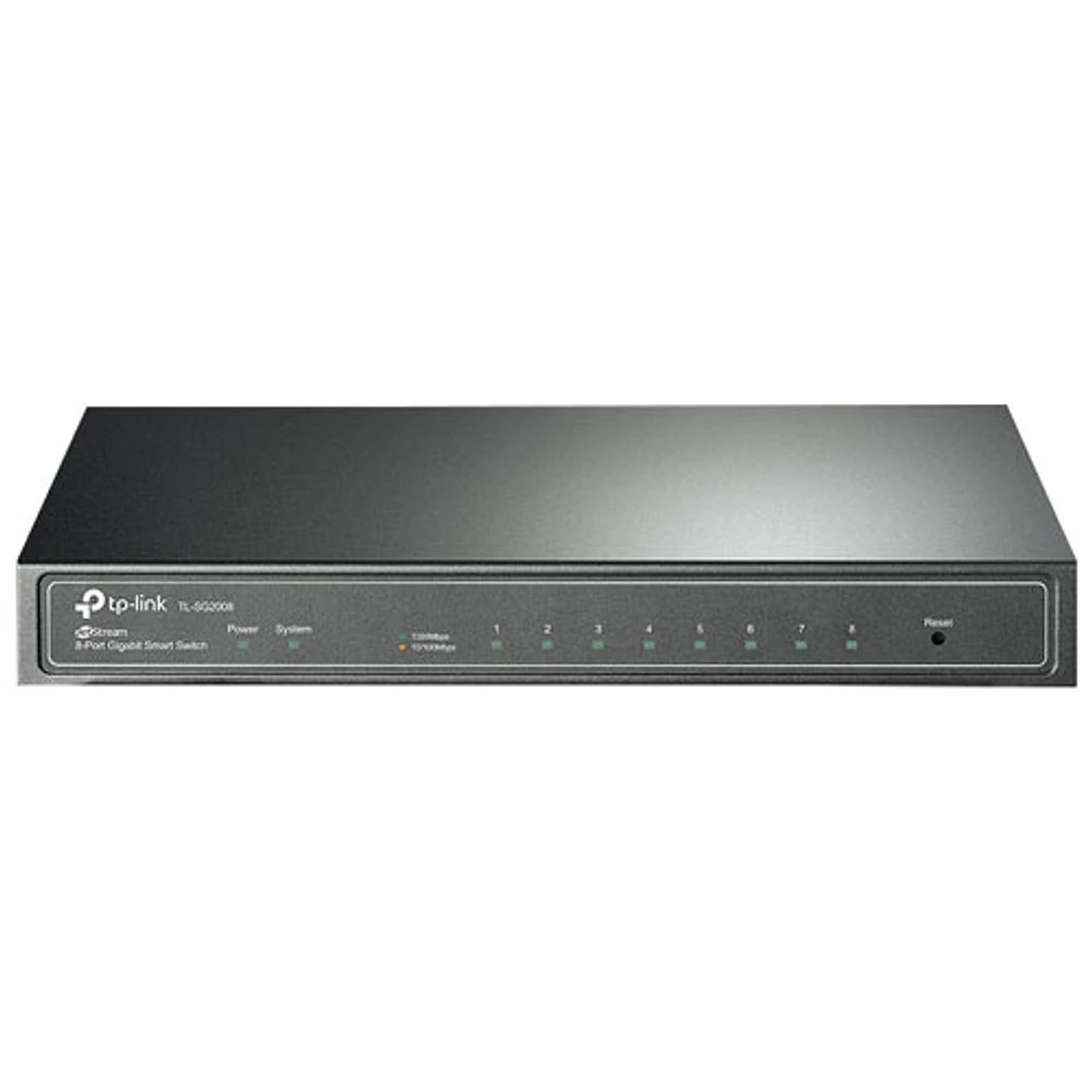 TP-Link JetStream 8-Port Gigabit Network Switch (TL-SG2008P)