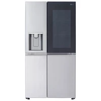 LG 36" 27.1 Cu. Ft. Intaview Side-by-Side Refrigerator w/ Water & Craft Ice Dispenser (LRSOS2706S) - Stainless
