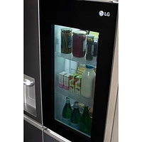LG 36" 27.1 Cu. Ft. Intaview Side-by-Side Refrigerator w/ Water & Craft Ice Dispenser (LRSOS2706S) - Stainless
