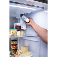 LG 36" 27.1 Cu. Ft. Intaview Side-by-Side Refrigerator w/ Water & Craft Ice Dispenser (LRSOS2706S) - Stainless