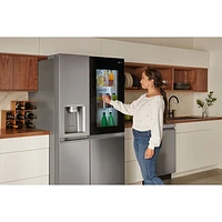 LG 36" 27.1 Cu. Ft. Intaview Side-by-Side Refrigerator w/ Water & Craft Ice Dispenser (LRSOS2706S) - Stainless