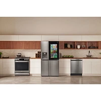 LG 36" 27.1 Cu. Ft. Intaview Side-by-Side Refrigerator w/ Water & Craft Ice Dispenser (LRSOS2706S) - Stainless
