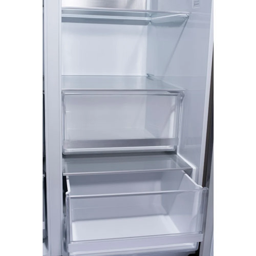 LG 36" 27.1 Cu. Ft. Intaview Side-by-Side Refrigerator w/ Water & Craft Ice Dispenser (LRSOS2706S) - Stainless