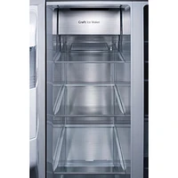 LG 36" 27.1 Cu. Ft. Intaview Side-by-Side Refrigerator w/ Water & Craft Ice Dispenser (LRSOS2706S) - Stainless