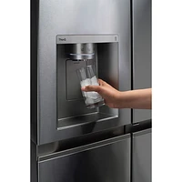 LG 36" 27.1 Cu. Ft. Intaview Side-by-Side Refrigerator w/ Water & Craft Ice Dispenser (LRSOS2706S) - Stainless