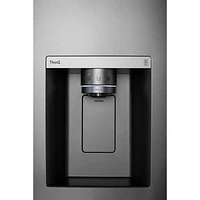 LG 36" 27.1 Cu. Ft. Intaview Side-by-Side Refrigerator w/ Water & Craft Ice Dispenser (LRSOS2706S) - Stainless