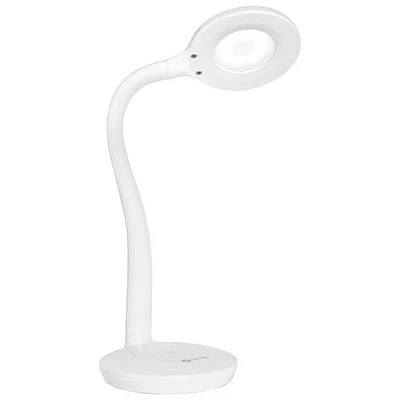 Lampe de bureau DEL traditionnelle Soft Touch d'OttLite - Blanc