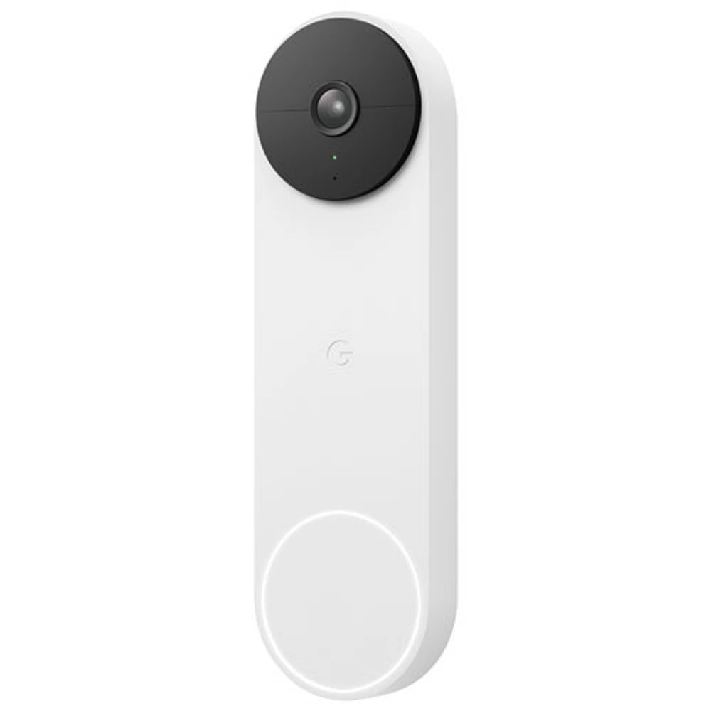 Sonnette vidéo sans fil Nest de Google - Blanc