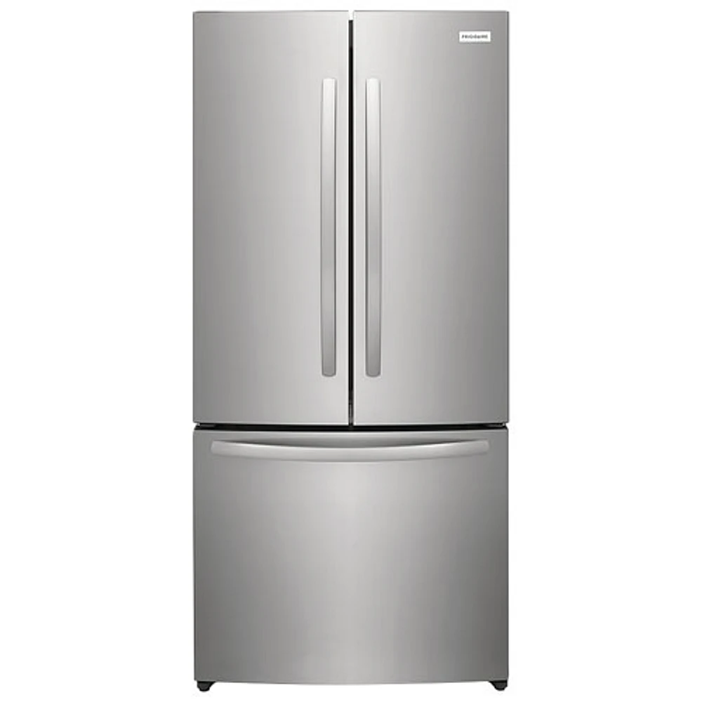 Réfrigérateur deux portes 17,6 pi³ 31,5 po distr. glace Gallery Frigidaire (FRFG1723AV) - Acier brossé