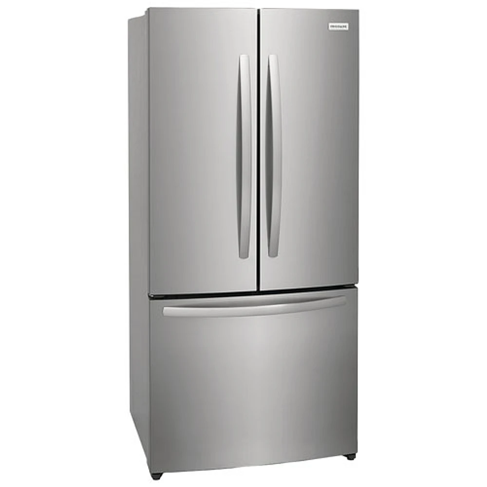 Réfrigérateur deux portes 17,6 pi³ 31,5 po distr. glace Gallery Frigidaire (FRFG1723AV) - Acier brossé