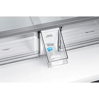 Samsung BESPOKE 36" 22.8 Cu. Ft. 4-Door Flex French Door Refrigerator (RF23A9675AP/AC) - Custom Panel Ready