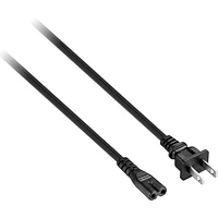 Best Buy Essentials 2m (6 ft.) Non-Polarized Power Cord (BE-HCL331-C) - Black - Only at Best Buy