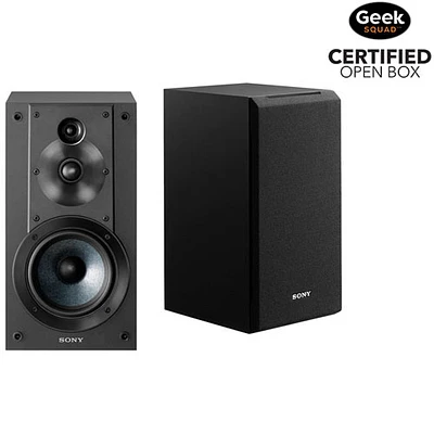 Haut-parleur d'étagère de 100 W SS-CS5 de Sony - Paire - Noir - Boîte ouverte