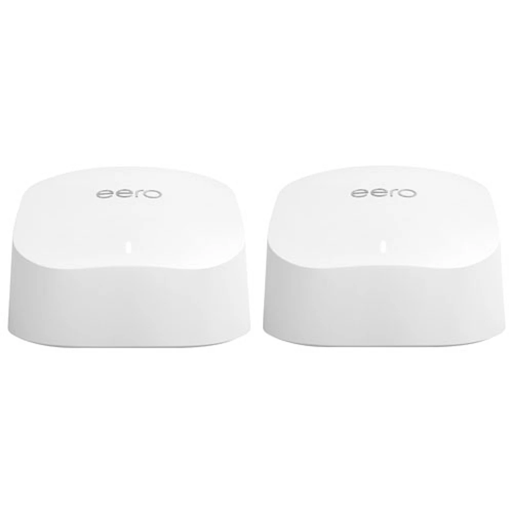 Système Wi-Fi 6 maillé de maison intégrale Eero 6 (B086PFYLFY) - Ensemble de 2