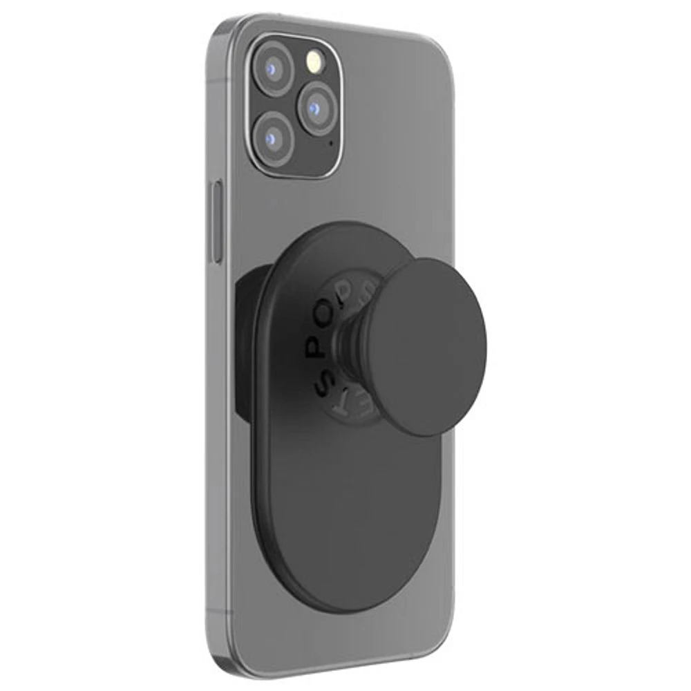 Prise extensible à support universel PopGrip MagSafe de PopSockets pour cellulaire - Noir