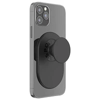 Prise extensible à support universel PopGrip MagSafe de PopSockets pour cellulaire - Noir