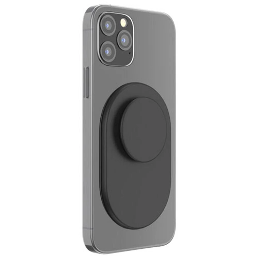 Prise extensible à support universel PopGrip MagSafe de PopSockets pour cellulaire - Noir