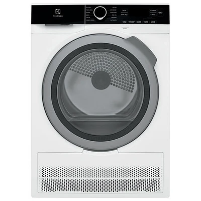 Sécheuse électrique à vapeur de 4 pi³ d'Electrolux (ELFE422CAW) - Blanc - Boîte ouverte - Endommagé