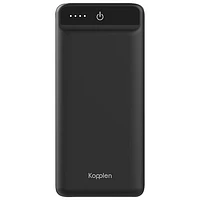 Kopplen Compact 20,000 mAh Dual USB Power Bank - Black