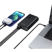 Kopplen Digital Display 30,000 mAh 22.5W Fast Charging USB Power Bank - Black