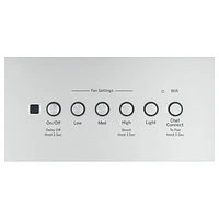 GE Designer 36" Custom Range Hood Insert (UVC9360SLSS) - Stainless Steel