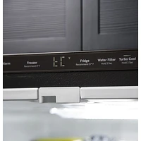 GE 33" 24.8 Cu. Ft. Bottom Freezer Refrigerator (GDE25EYKFS) - Stainless Steel