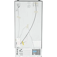 Réfrigérateur côte à côte 23 pi³ 33 po avec distributeur eau et glaçons de GE (GSS23GGPBB) - Noir