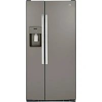 Réfrigérateur congélat. juxt. 23 pi³ 33 po distributeur eau/glaçons Whirlpool (GSS23GMPES)-Ardoise