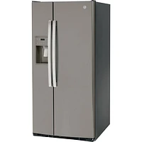 Réfrigérateur congélat. juxt. 23 pi³ 33 po distributeur eau/glaçons Whirlpool (GSS23GMPES)-Ardoise