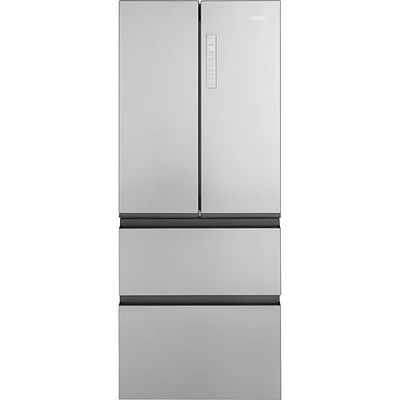 Haier 28" 14.5 Cu. Ft. 4-Door French Door Refrigerator (QJS15HYRFS) - Stainless Steel